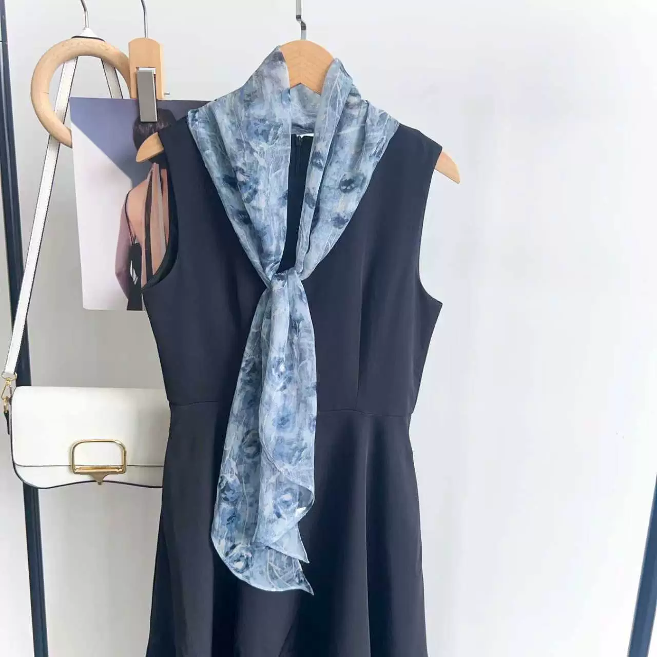 Chiffon Long Scarf view 4