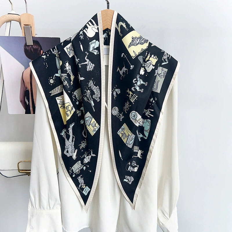 Satin Triangle Scarf