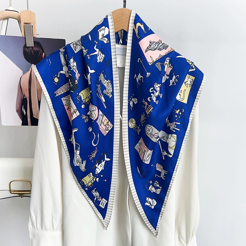 Satin Triangle Scarf view 3