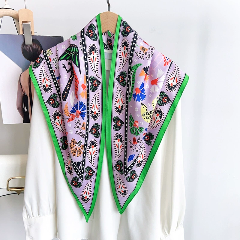 Satin Triangle Scarf view 2