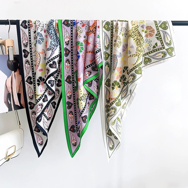 Satin Triangle Scarf view 4
