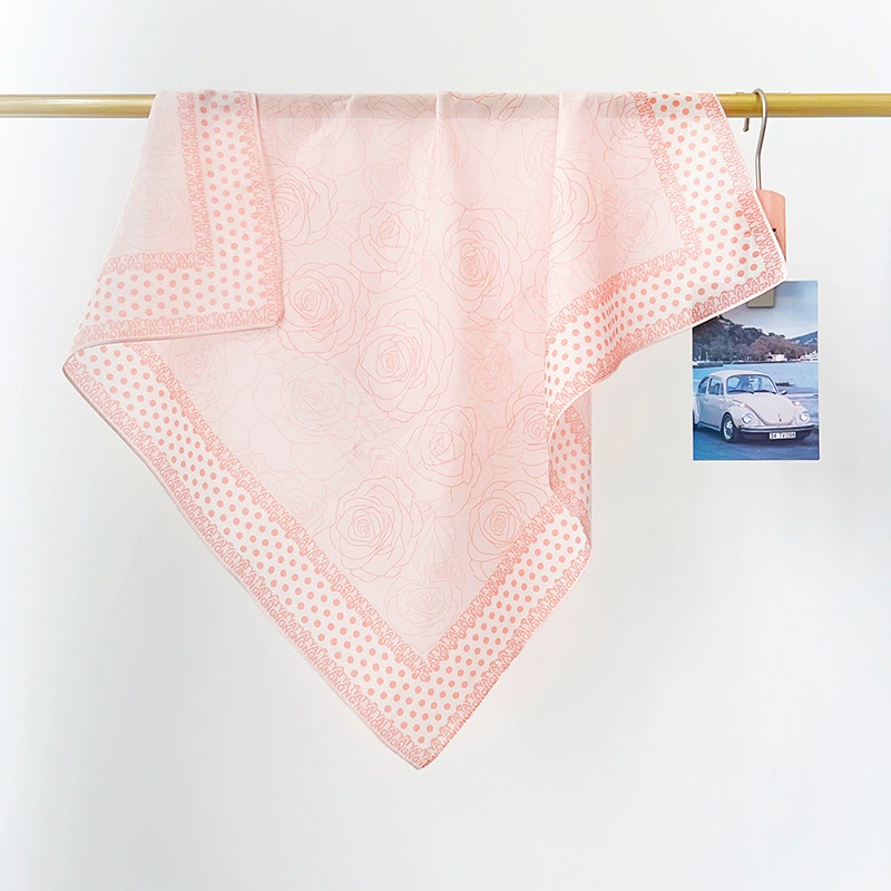 Silk Cotton Square Scarf