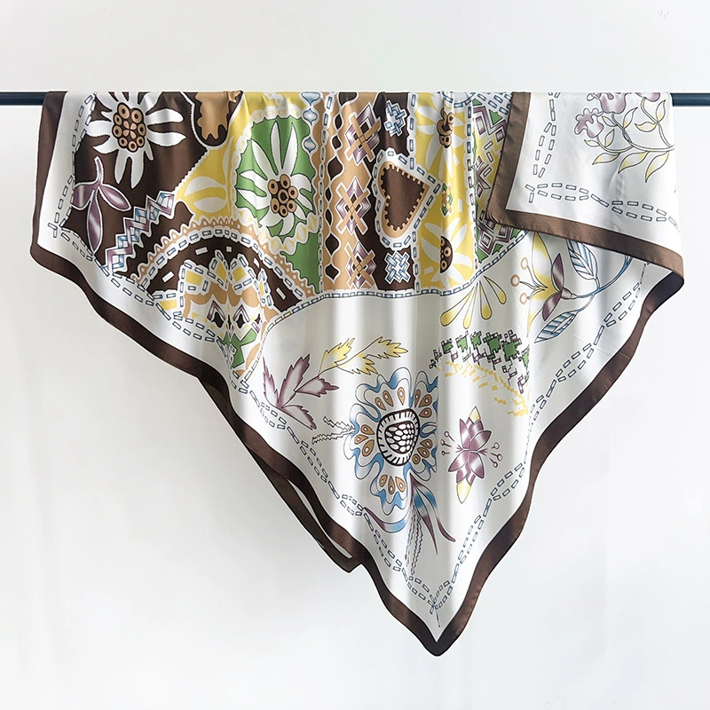 Satin Large Square Scarf view 6