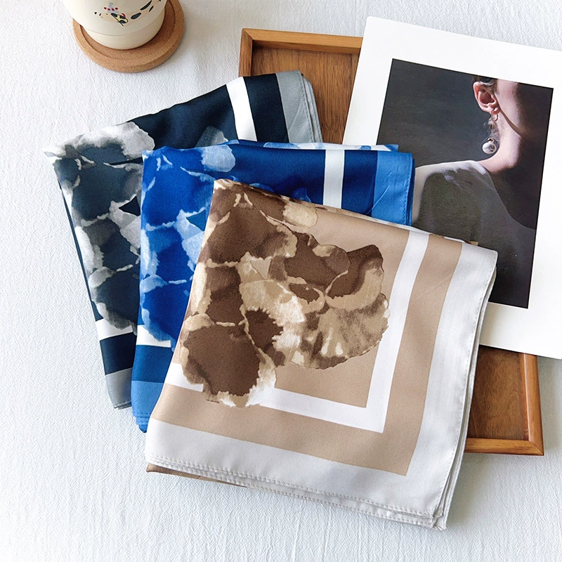Printed Large Square Scarf view 4