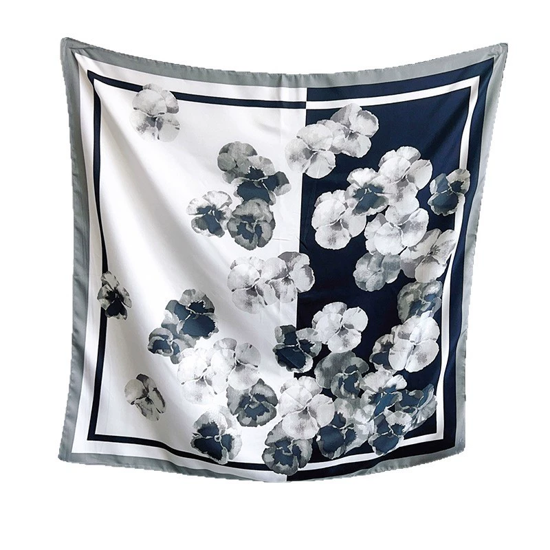 Printed Large Square Scarf view 5