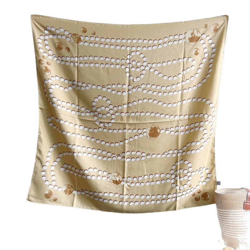 Pearl Chain Square Scarf view 5