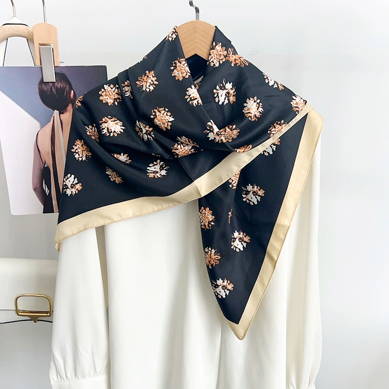 Faux Silk Large Square Scarf view 2