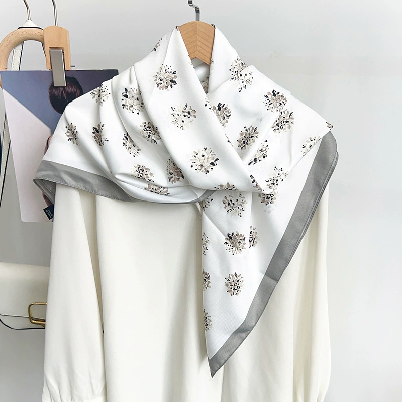 Faux Silk Large Square Scarf view 4