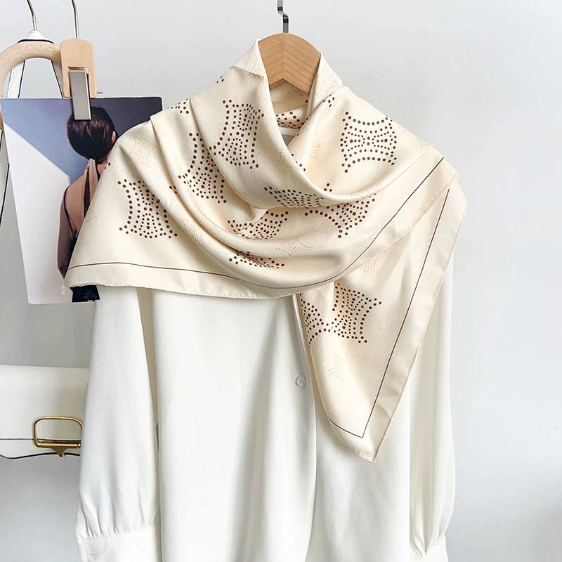 Faux Silk Square Scarf