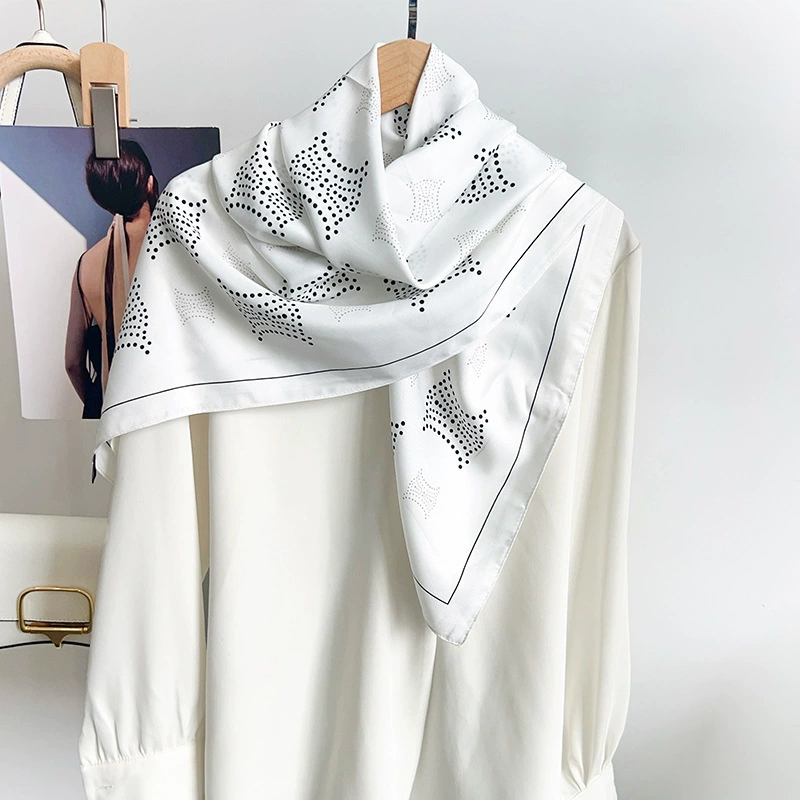 Faux Silk Square Scarf view 4