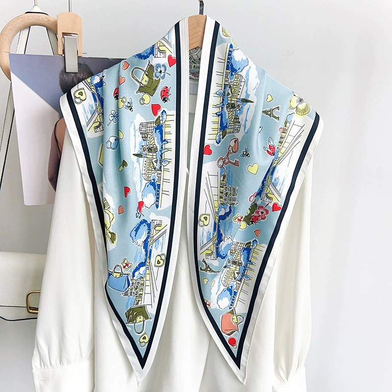 Satin Triangle Scarf