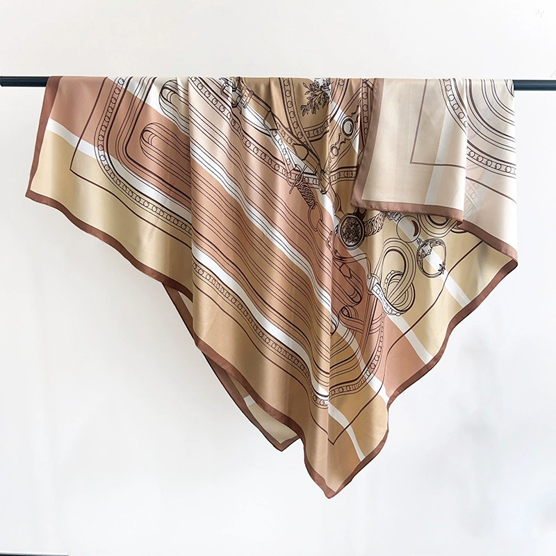 Satin Large Square Scarf view 2