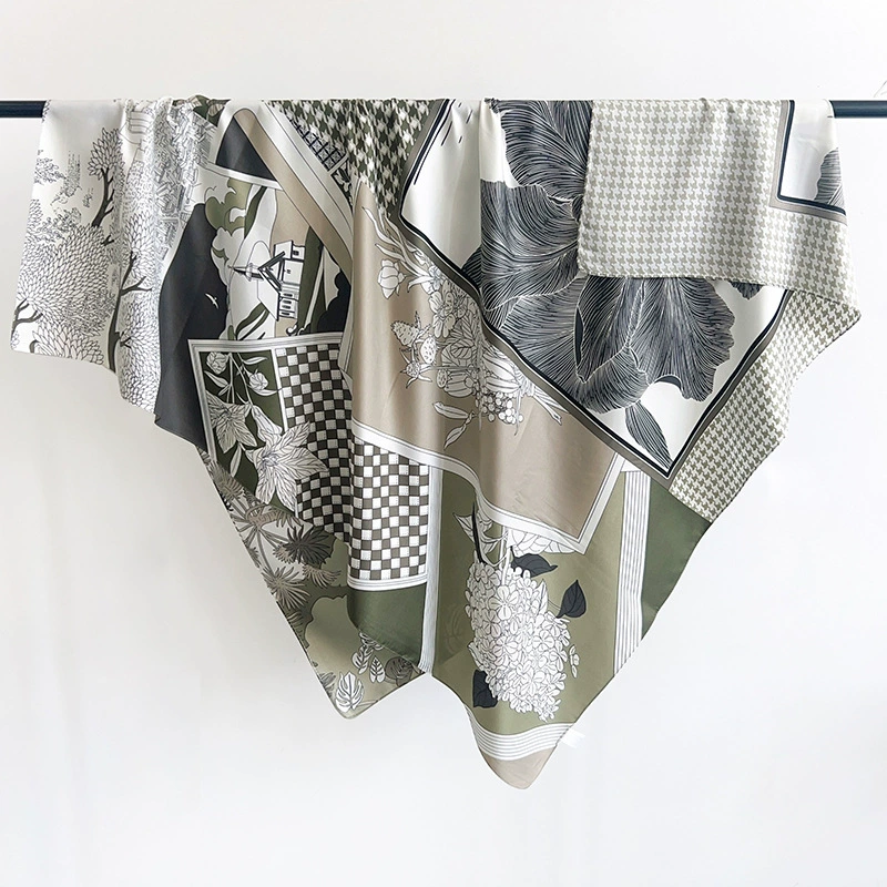 Satin Large Square Scarf