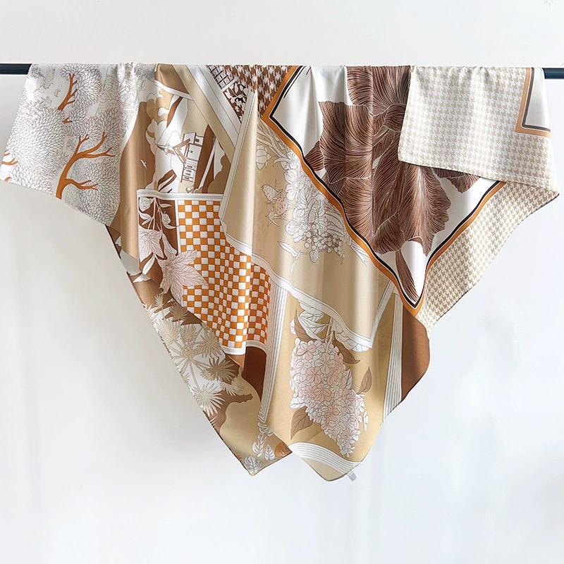 Satin Large Square Scarf view 2