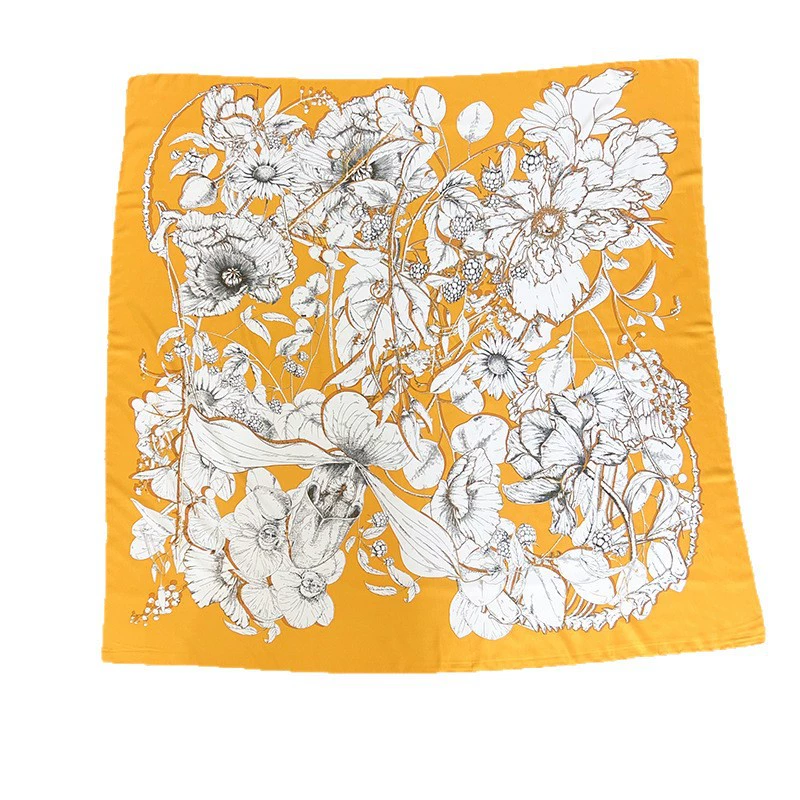 Satin Large Square Scarf view 5