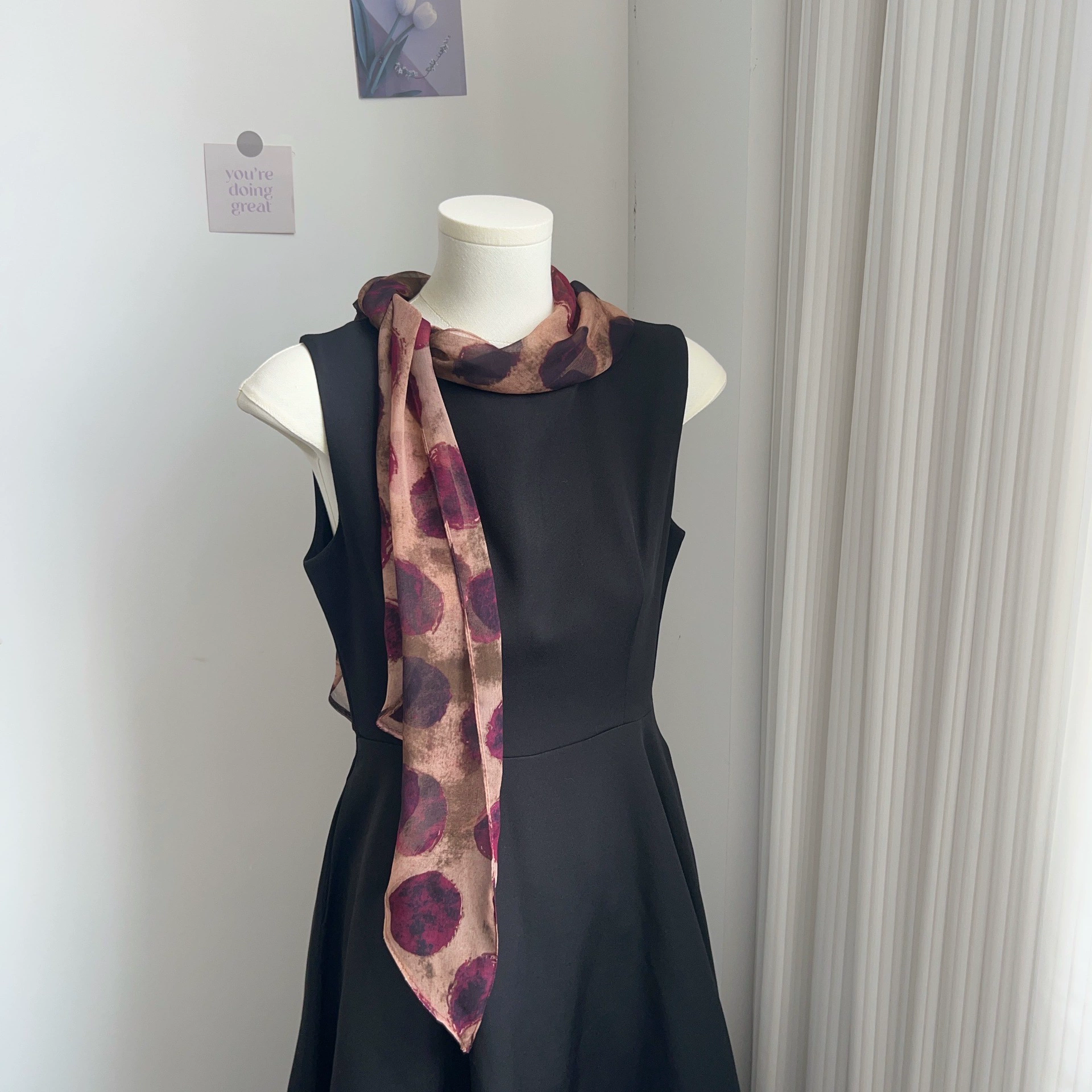 Chiffon Long Scarf view 4