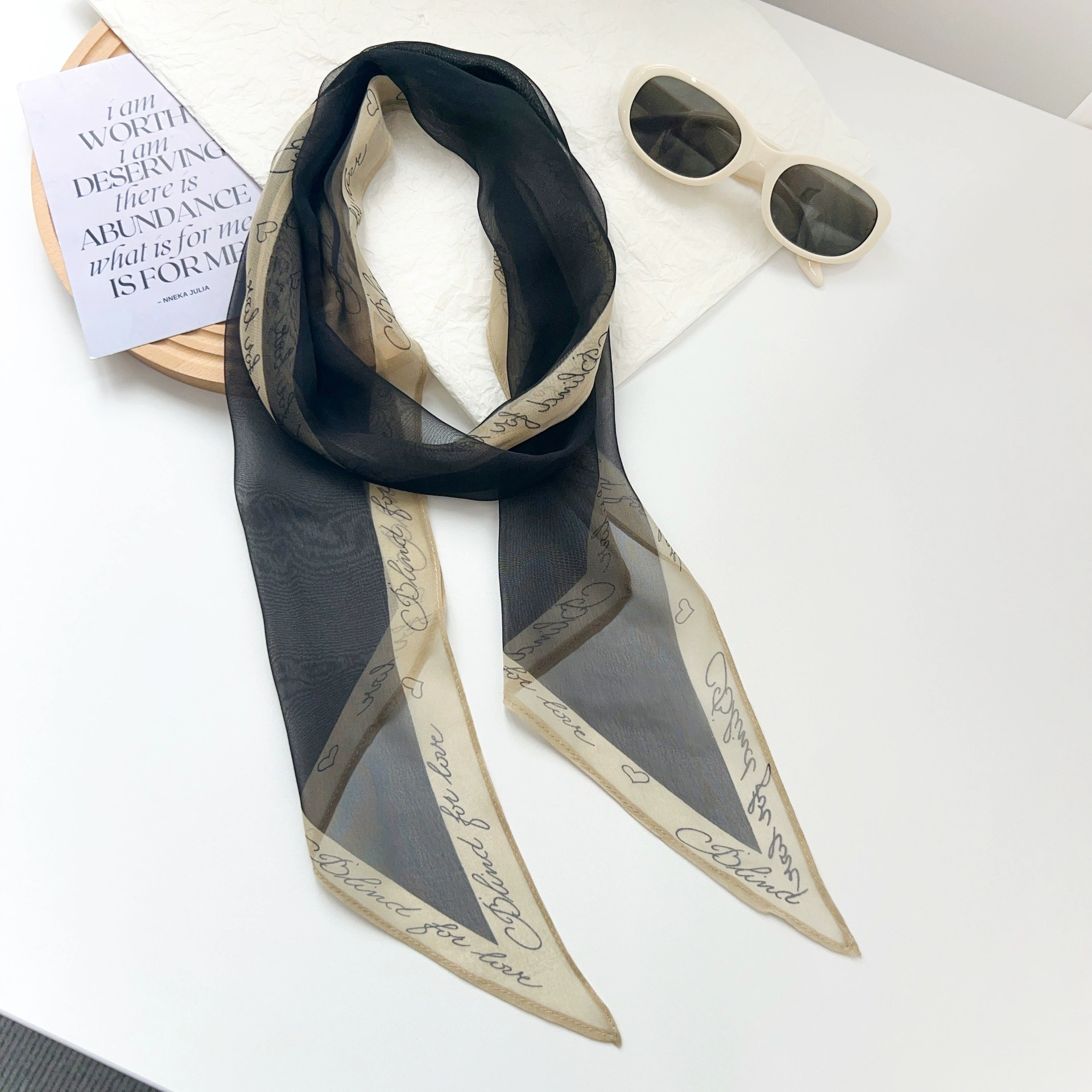 Chiffon Long Scarf view 2