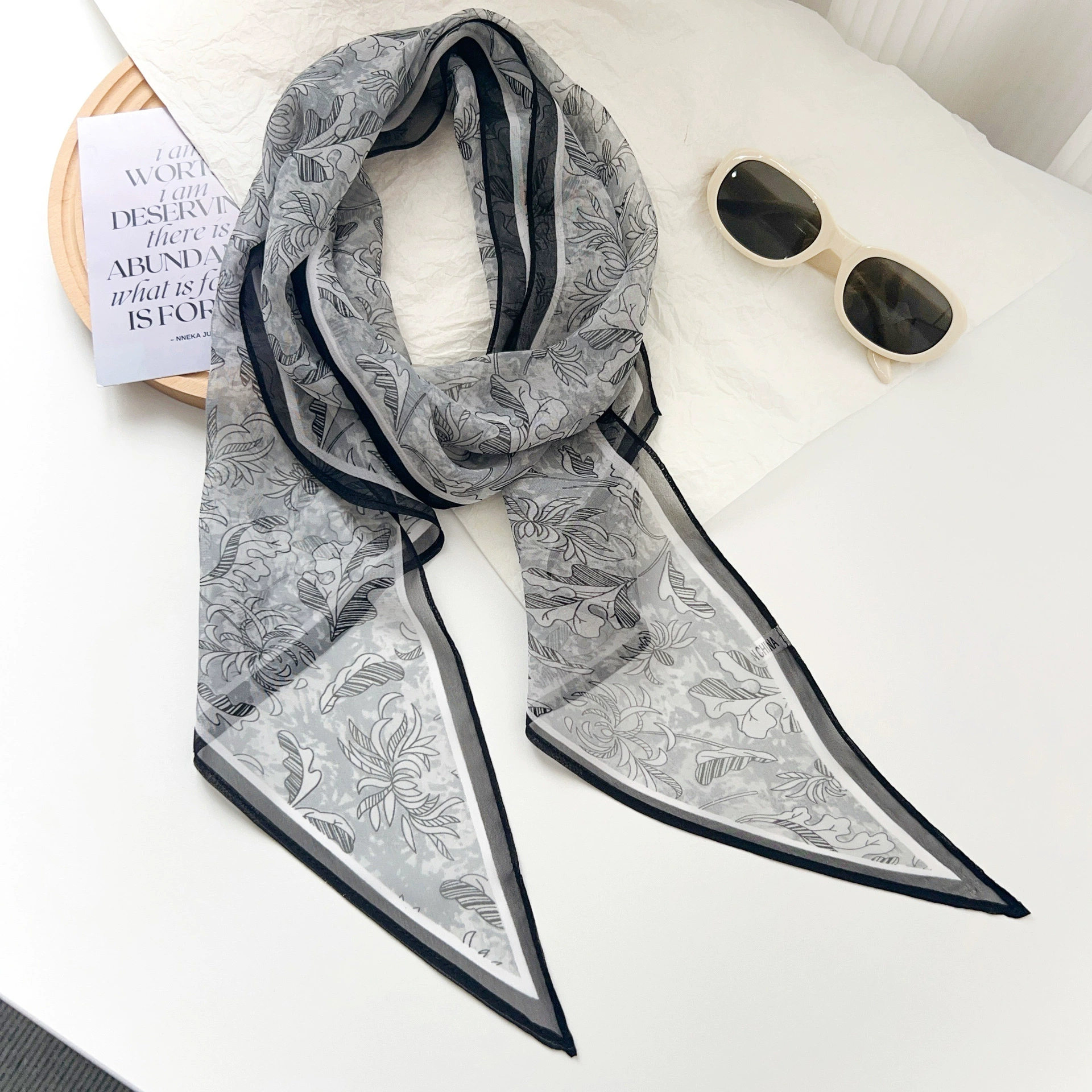 Chiffon Long Scarf view 2