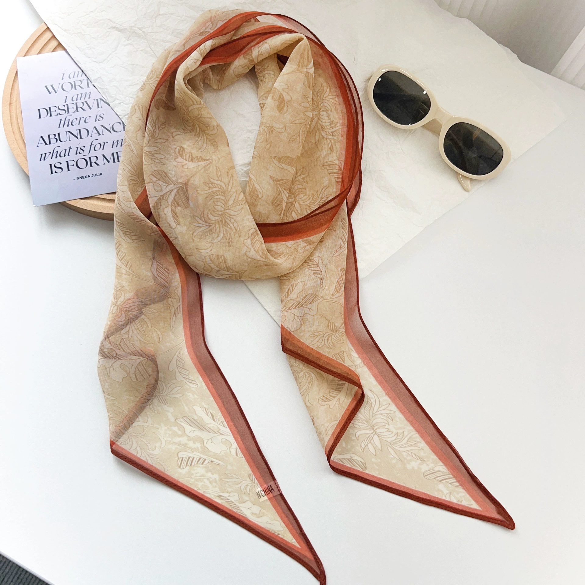 Chiffon Long Scarf view 3