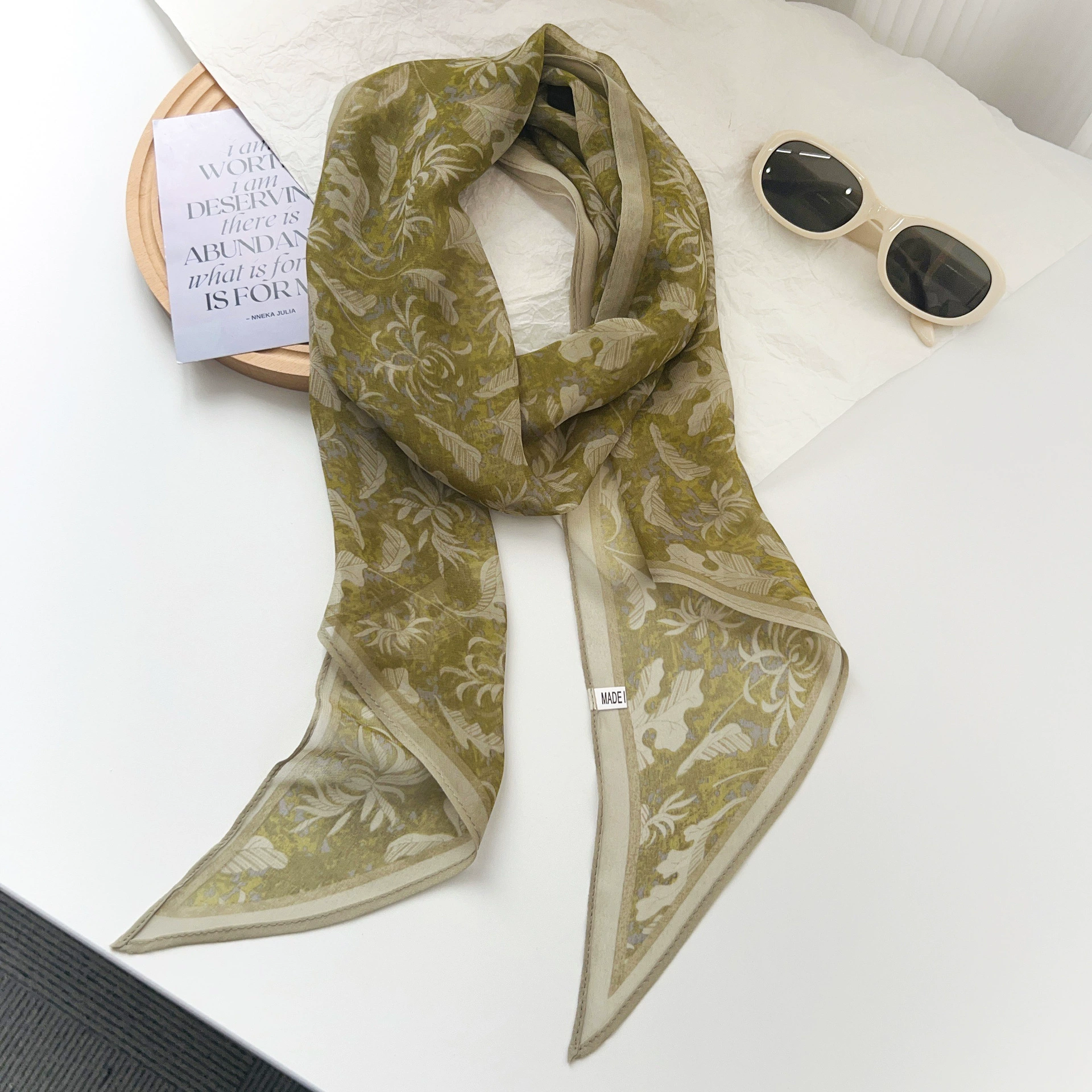 Chiffon Long Scarf view 4