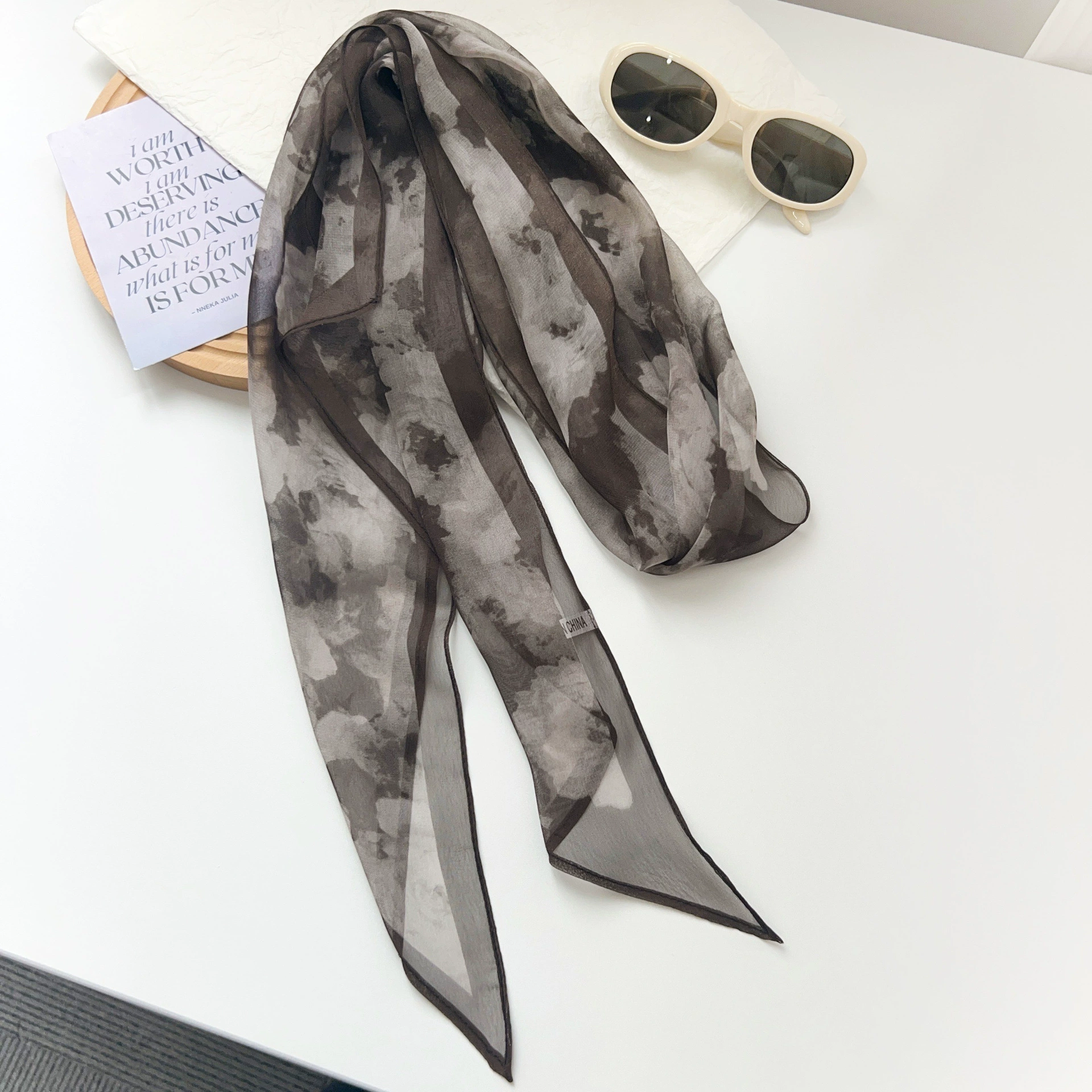 Chiffon Long Scarf view 2