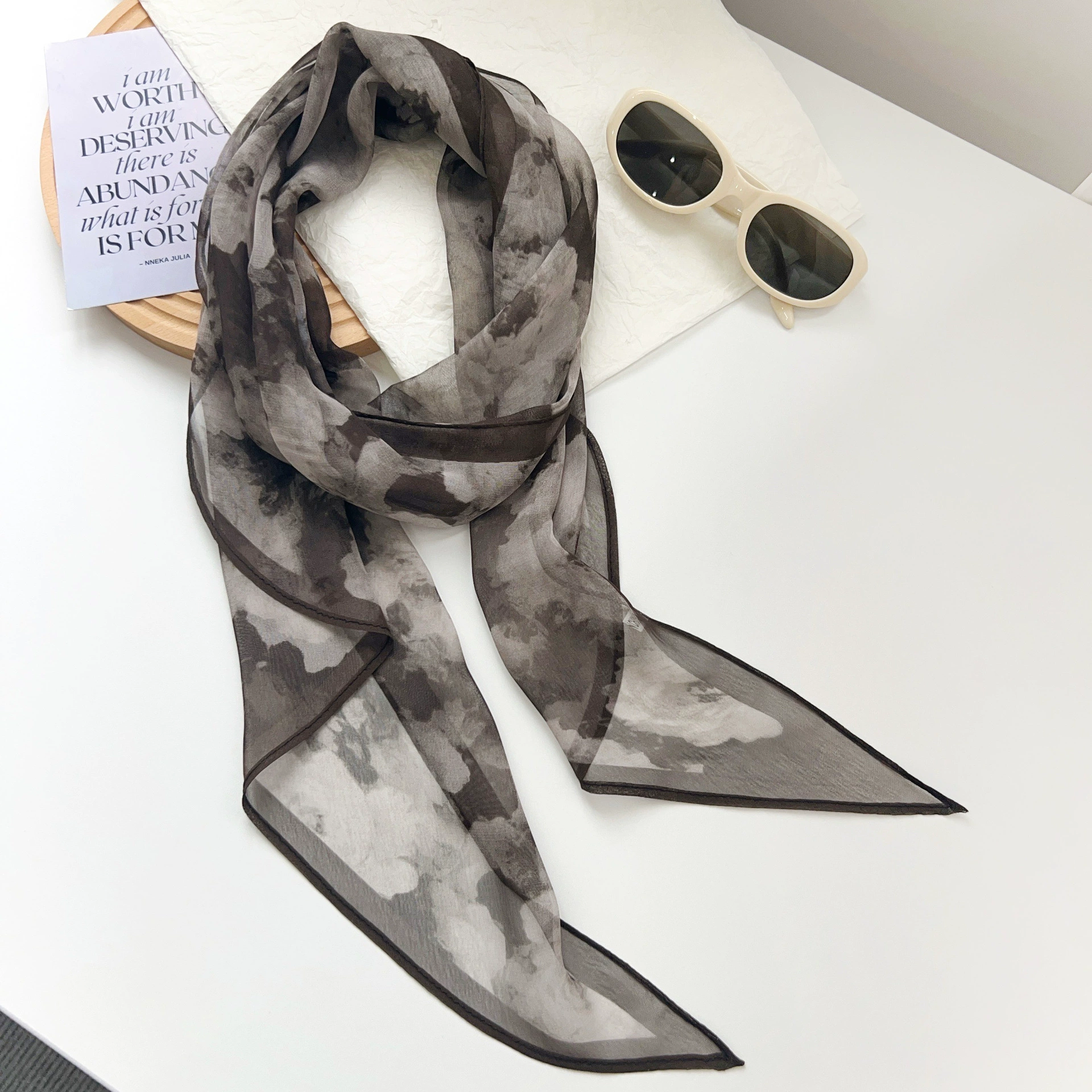Chiffon Long Scarf view 3