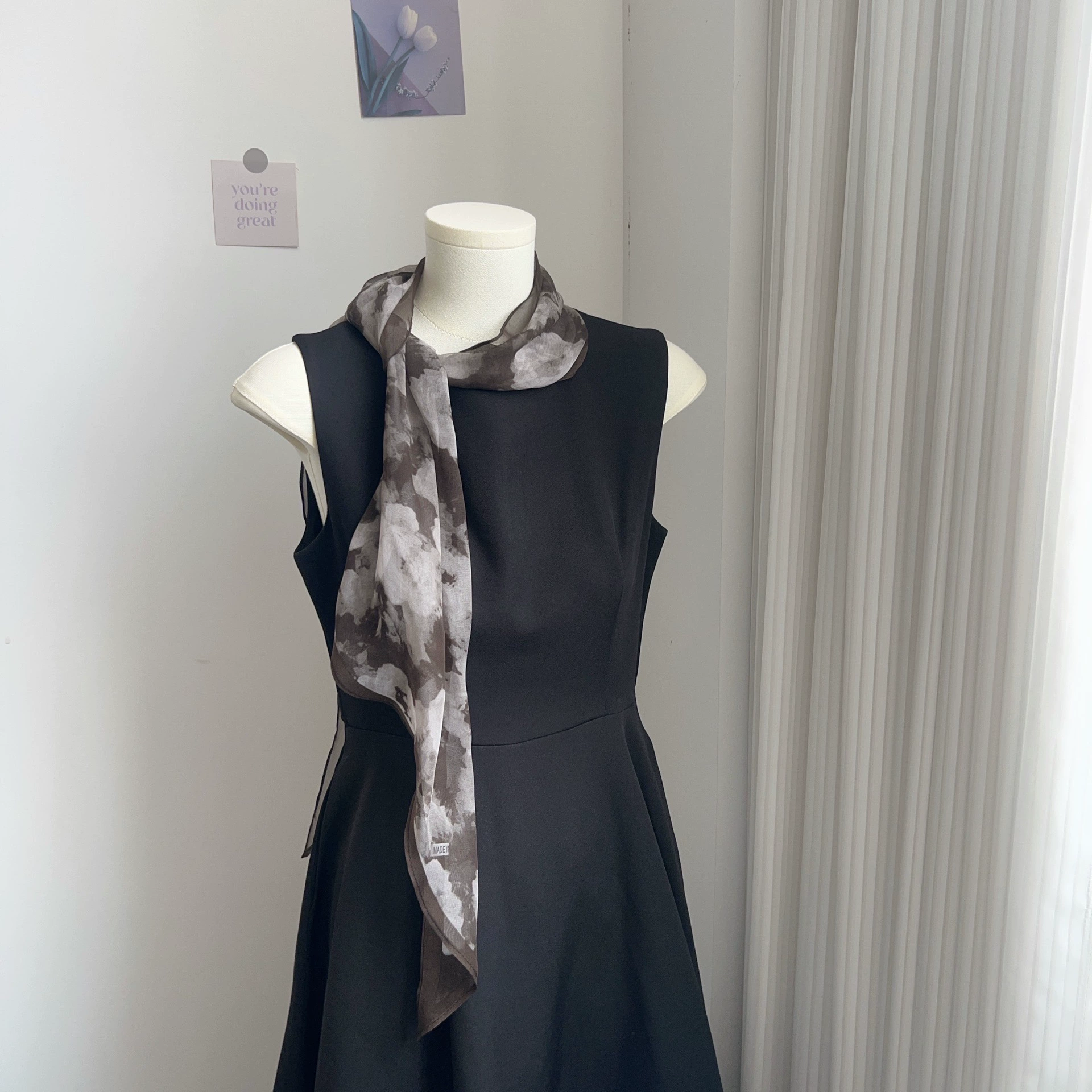Chiffon Long Scarf view 4
