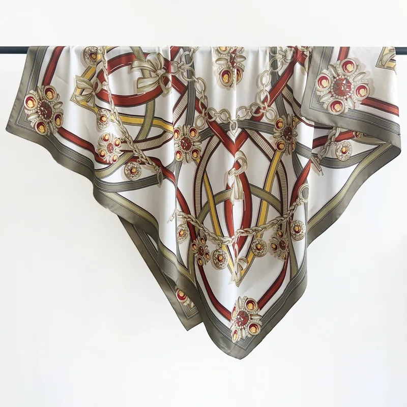 Satin Large Square Scarf