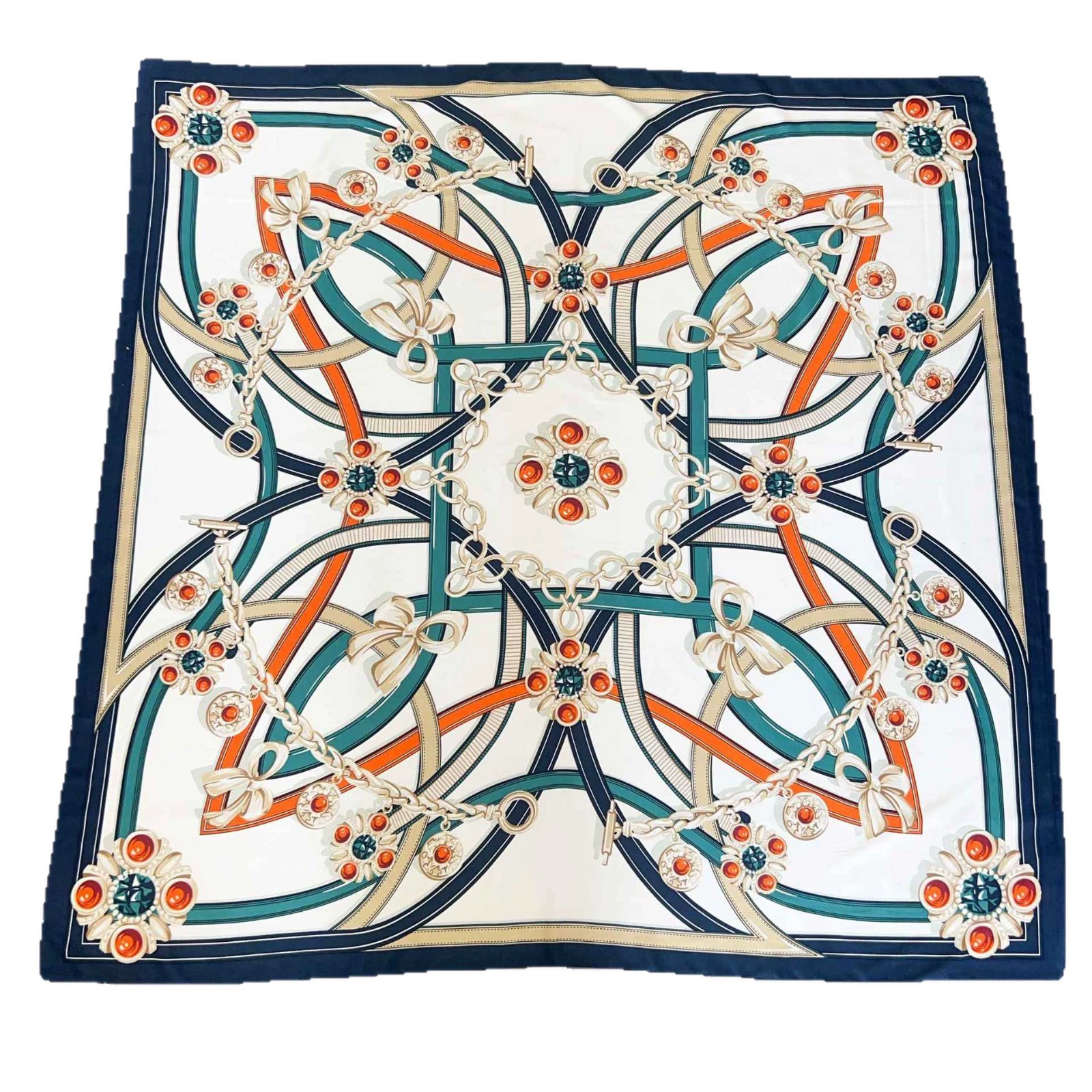 Satin Large Square Scarf view 5