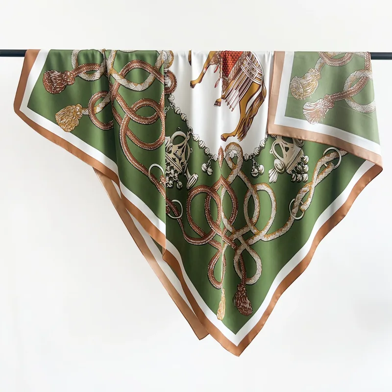 Satin Large Square Scarf