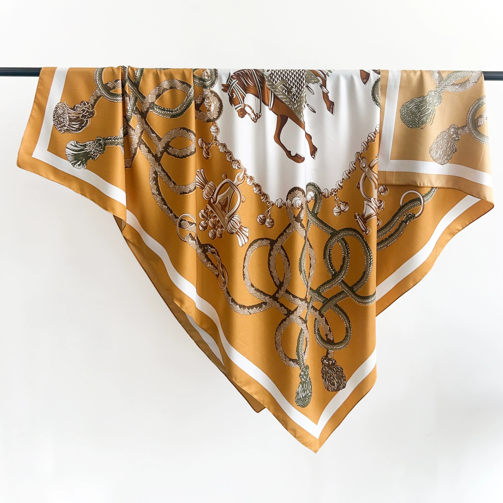 Satin Large Square Scarf view 2