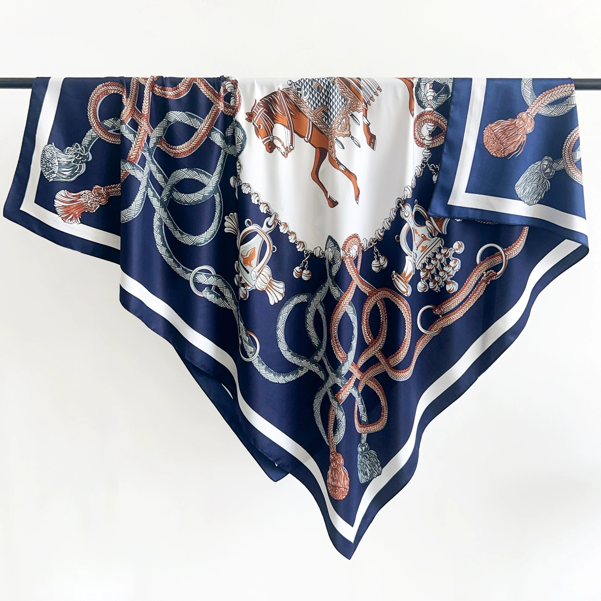Satin Large Square Scarf view 3