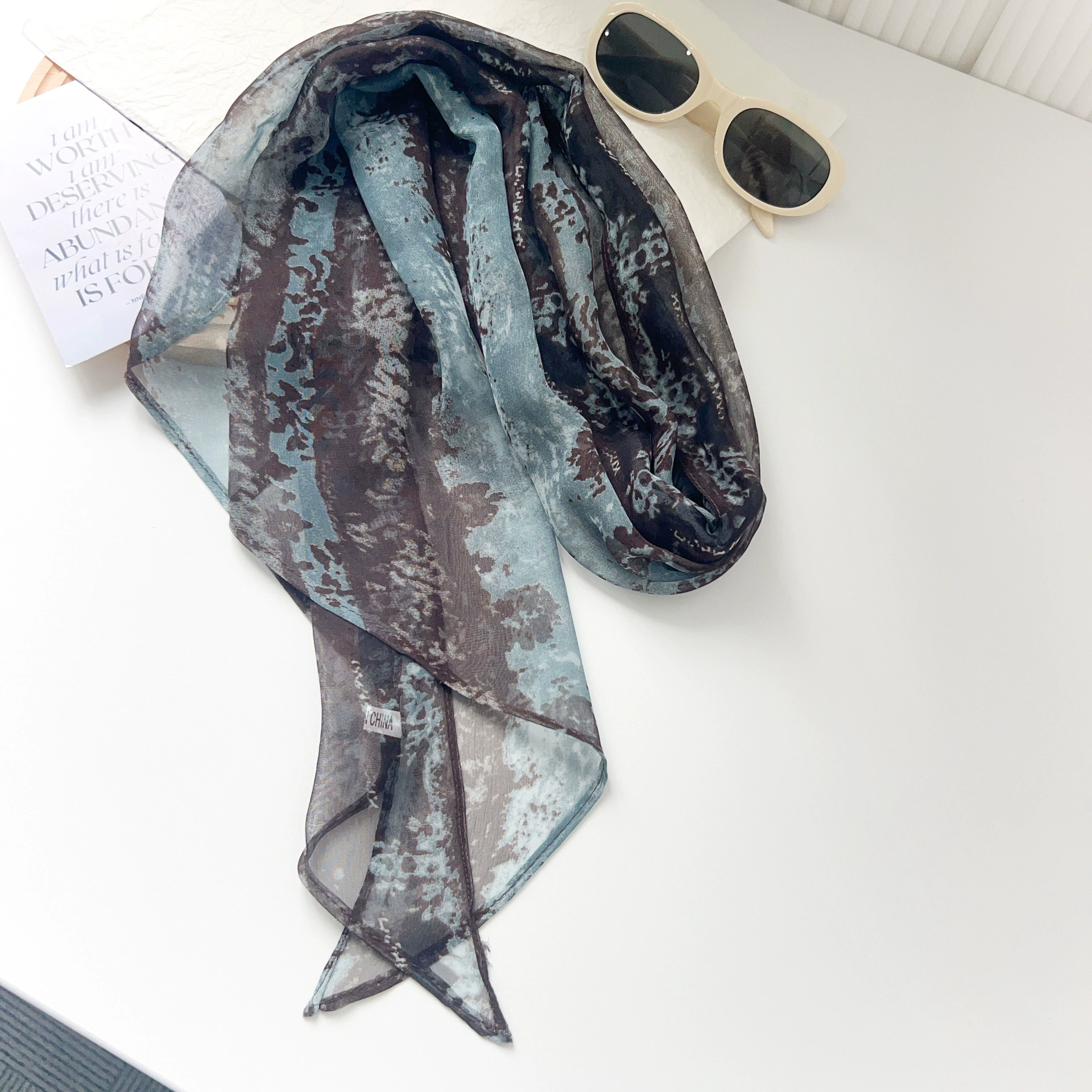 Chiffon Long Scarf view 2