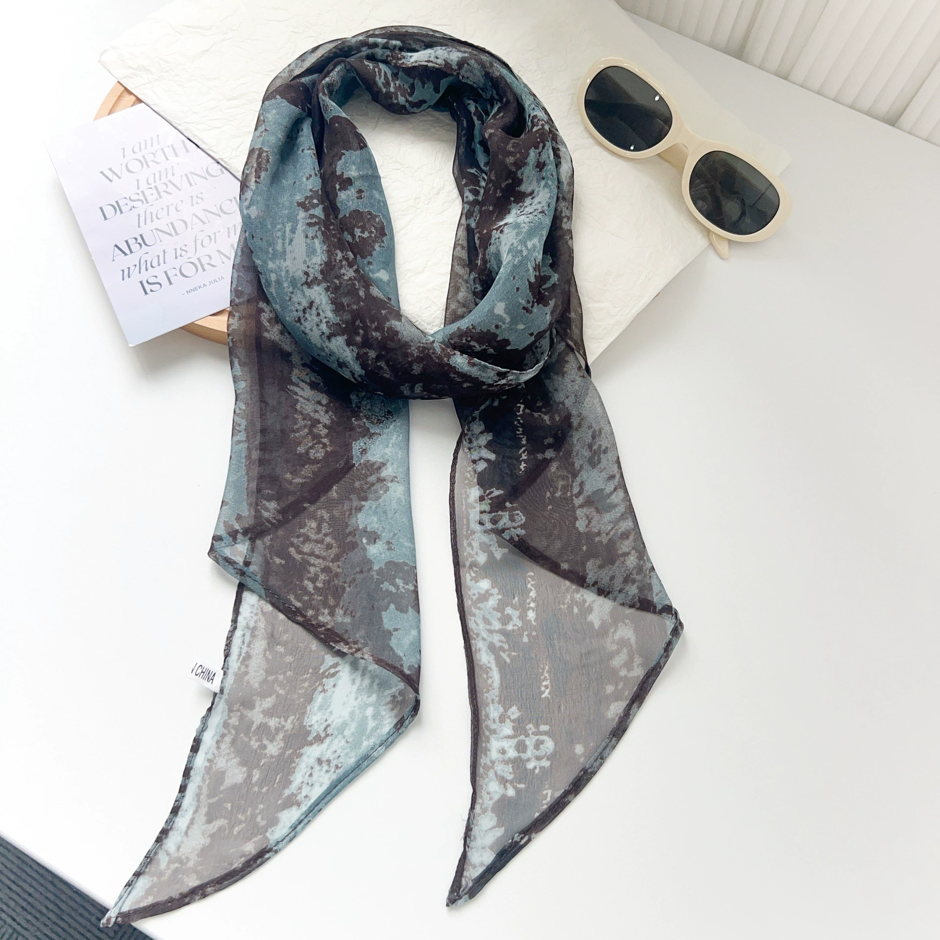 Chiffon Long Scarf view 3