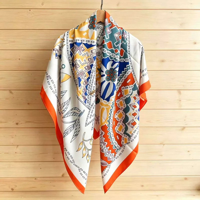 Satin Large Square Scarf