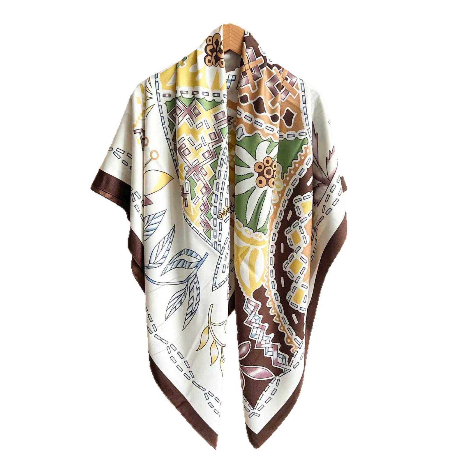 Satin Large Square Scarf view 5