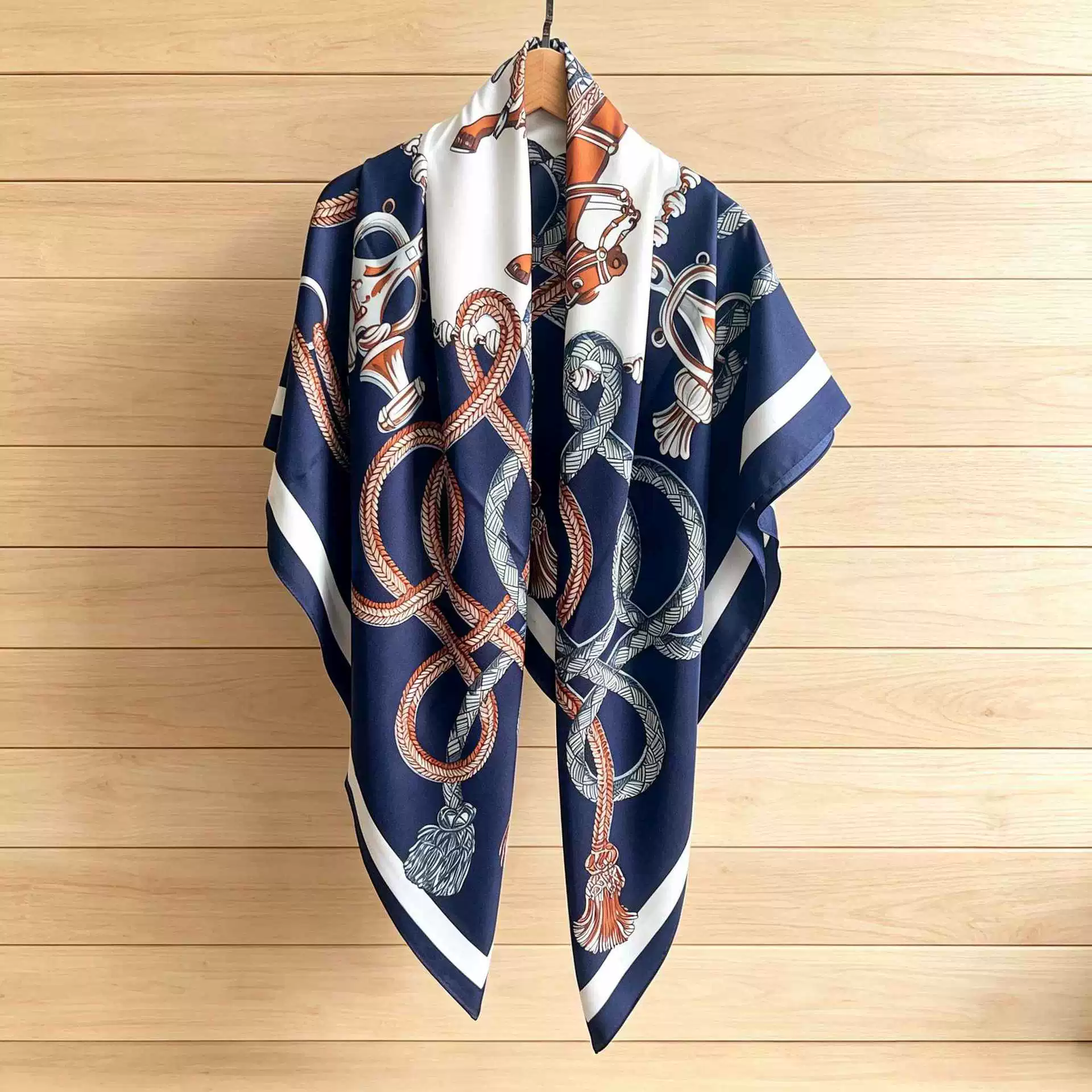Satin Large Square Scarf view 11