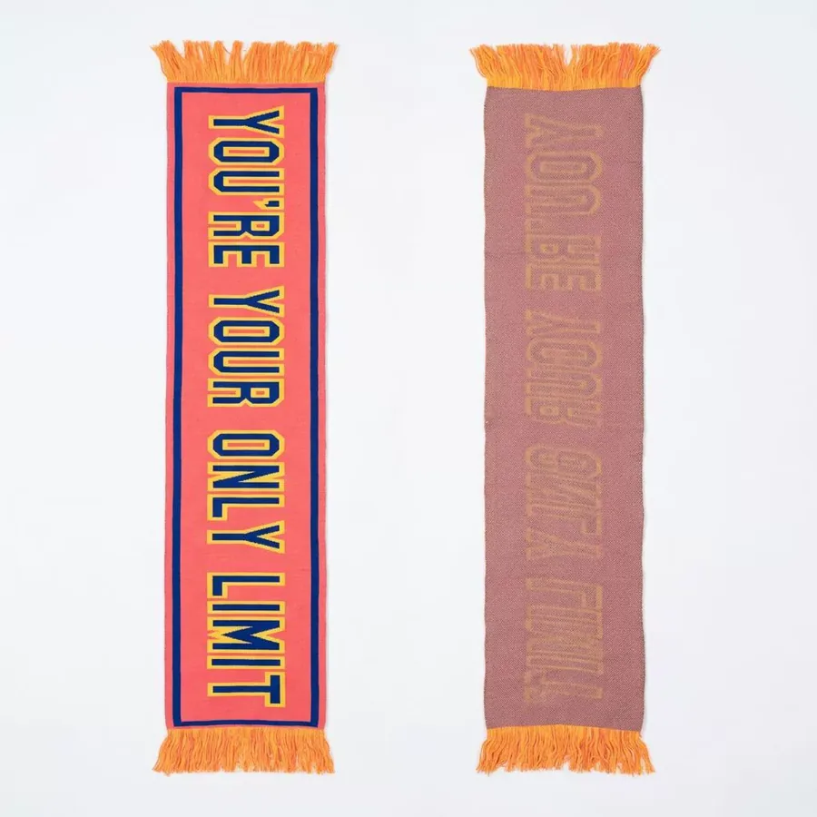 Letter Print Scarf view 8
