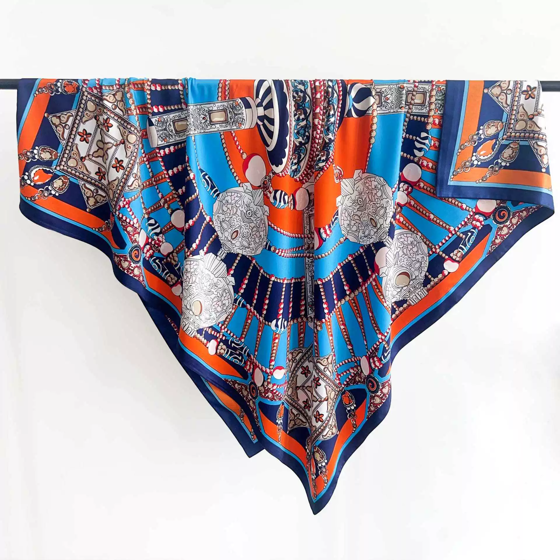 Satin Large Square Scarf view 3