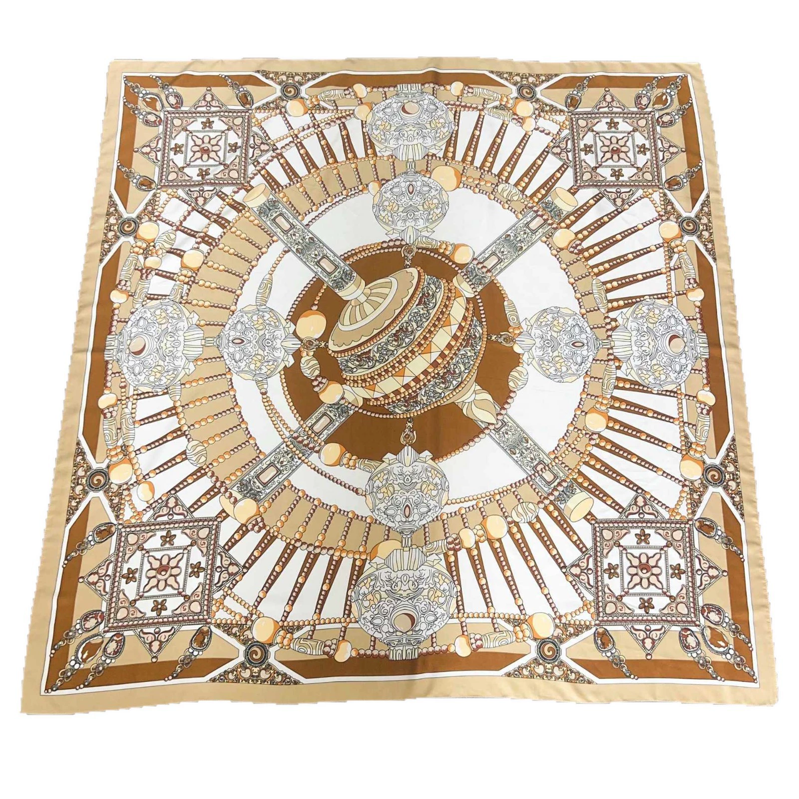 Satin Large Square Scarf view 5