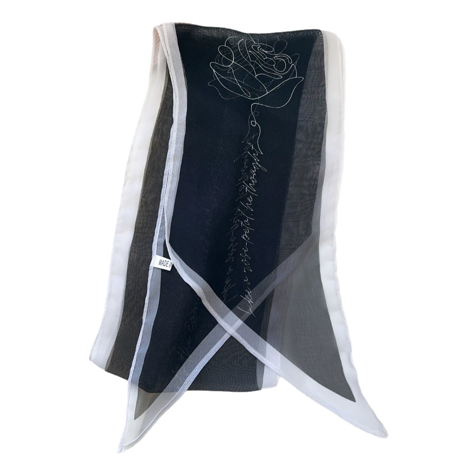 Chiffon Long Scarf view 5