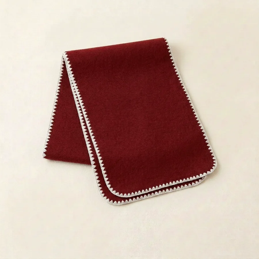 Shell Stitch Knit Scarf view 7