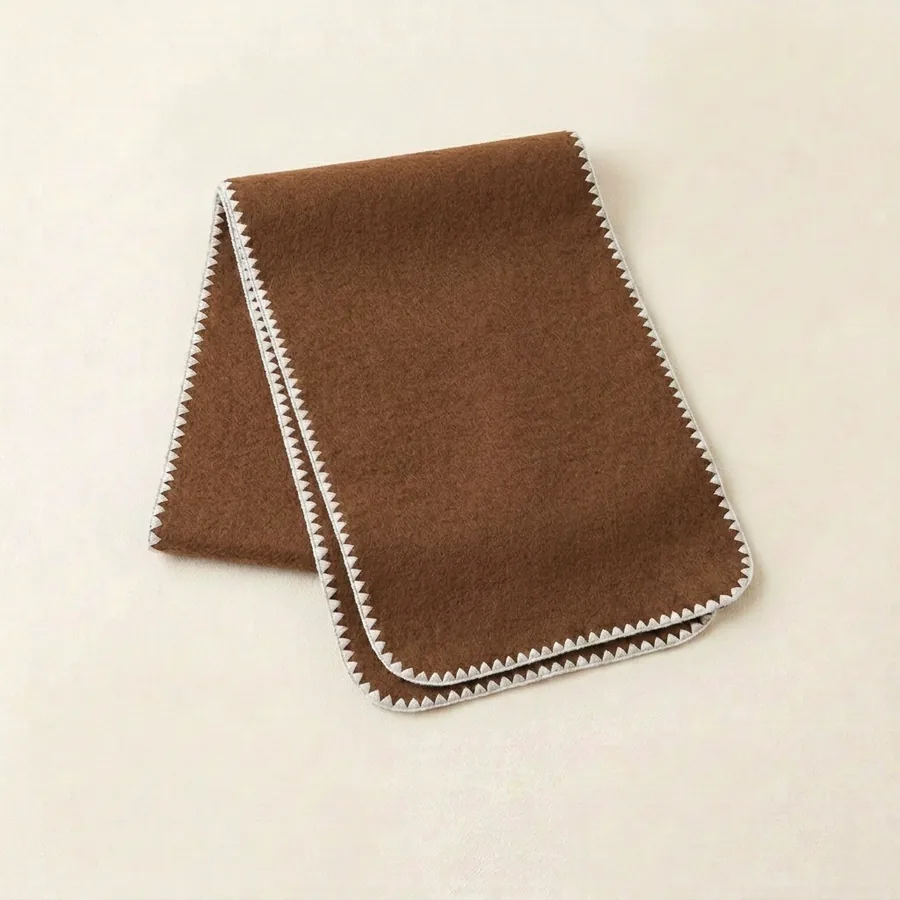 Shell Stitch Knit Scarf view 10