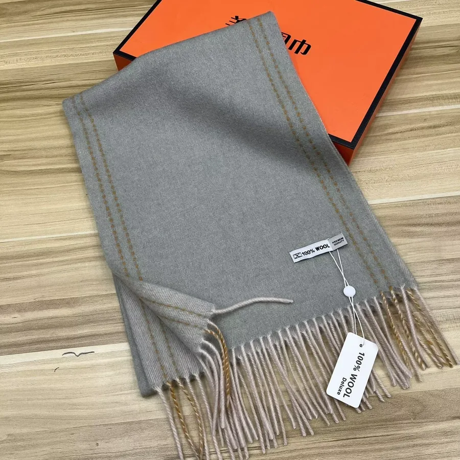 Cashmere Blend Scarf view 10