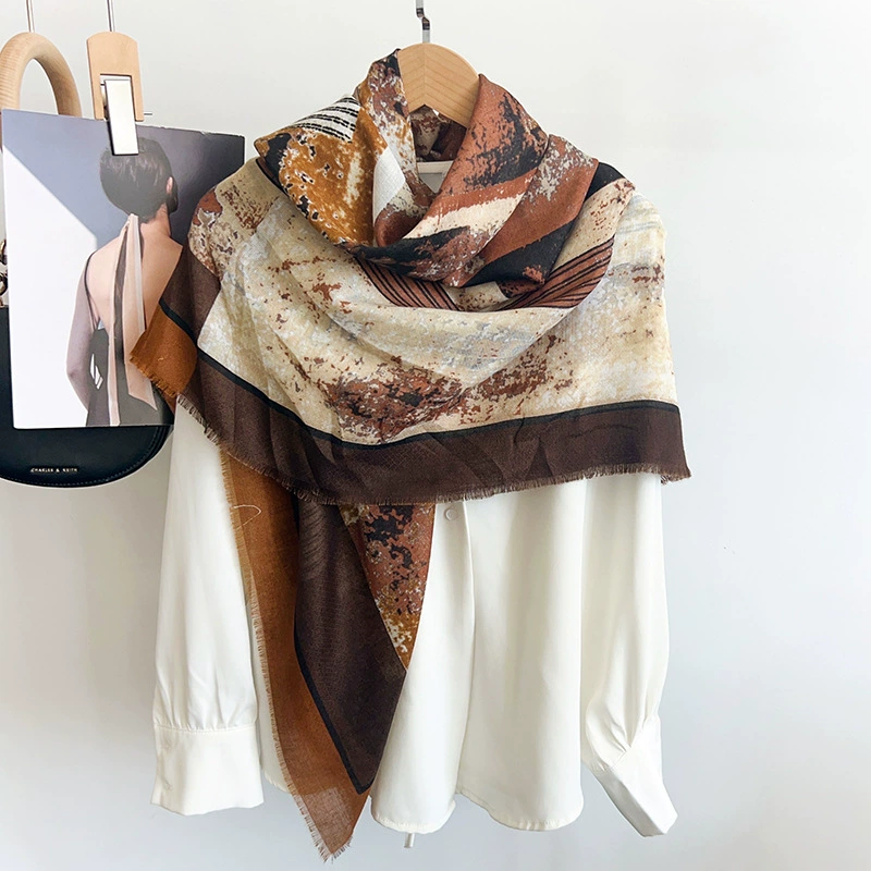Tie Dye Silk Square Scarf view 2