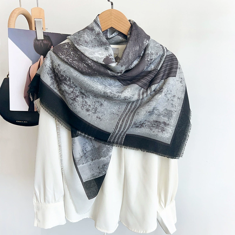Tie Dye Silk Square Scarf view 3