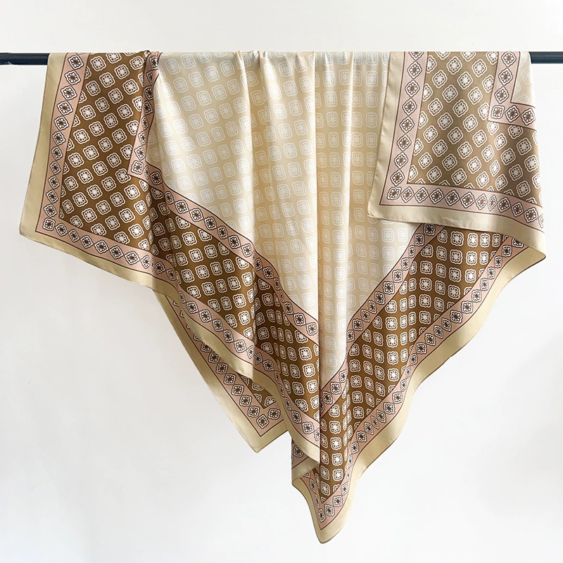 British Style Silk Square Scarf