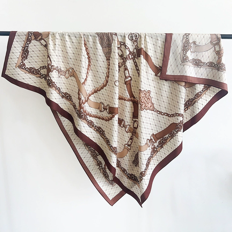 French Style Silk Square Scarf