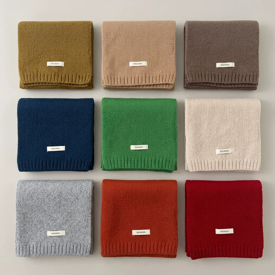 Wool Knit Scarf