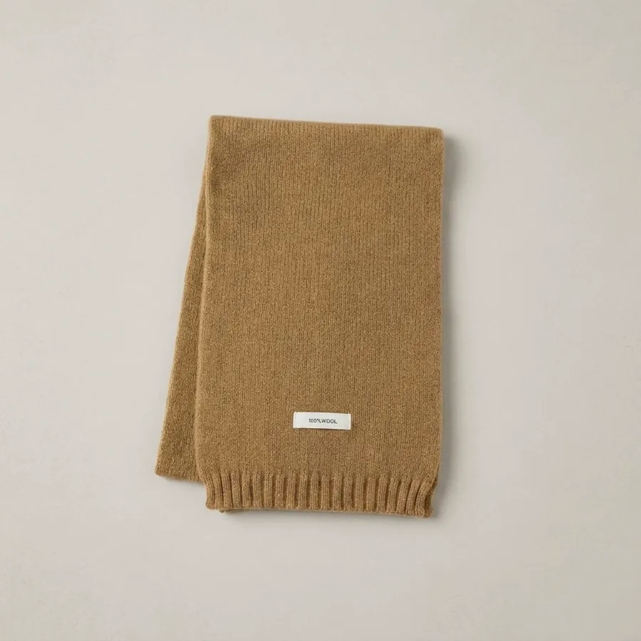 Wool Knit Scarf view 6